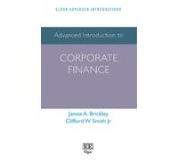 James A. Brickley Clifford W Advanced Introduction to Corpora (Copertina rigida)