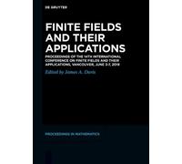 James A. Davis Finite Fields and their Applications (Copertina rigida)