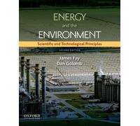 James A. Fay Daniel S. Golomb Energy and The Environment (Copertina rigida)