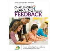 James A. Nottingham Jill Notting Challenging Learning Through Feedb (Tascabile)