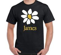 James Alternative Rock Music Sit Down Laid T Shirt Black L