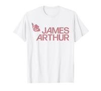 James Arthur Butterfly Logo White Maglietta