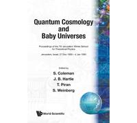 James B Hartle Quantum Cosmology And Baby Universes: Proceedings Of (Tascabile)