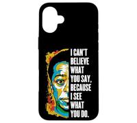 James Baldwin Graffiti Art Juneteenth Black History Month Custodia per iPhone 16 Plus