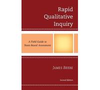 James Beebe Rapid Qualitative Inquiry (Copertina rigida)