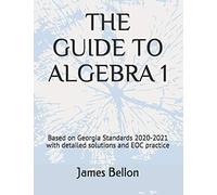 James Bellon The Guide to Algebra 1 (Tascabile)