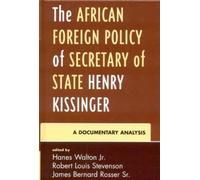 James Bernard Rosser Robert The African Foreign Policy of Se (Copertina rigida)