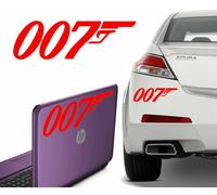 James Bond, Adesivo In Vinile Agente 007