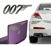 James Bond, Adesivo In Vinile Agente 007