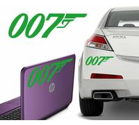 James Bond, Adesivo In Vinile Agente 007