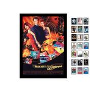 James Bond World Not Enough One Sheet - Stampa con cornice, formato A3