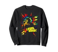 James Brown Mi sento bene Color Burst Felpa