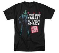 James Brown - Non So Karate - T-Shirt Manica Corta Unisex Adulta - Nera