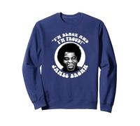 James Brown Sono Nero e Sono Orgoglioso Felpa, Unisex per Adulti, Navy, XL