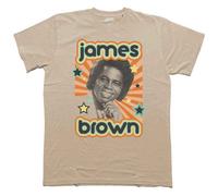 James Brown Stars ufficiale Uomo maglietta unisex