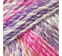 James C Brett Marmo Chunky Knitting Yarn 100% lana acrilica morbida (MC108), multicolore