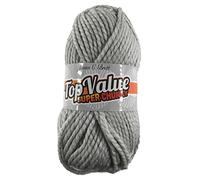 James C Brett Top Value Super Chunky TSC11 Argento