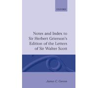 James C. Corson Notes and Index to Sir Herbert Grierson's Edi (Copertina rigida)