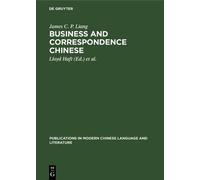 James C. P. Liang Business and correspondence Chinese (Copertina rigida)