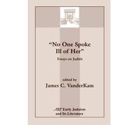 James C. VanderKam No One Spoke Ill of Her (Tascabile)