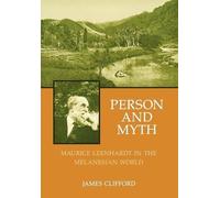 James Clifford Person and Myth (Copertina rigida)