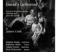 James Cook James Cook: David's Liebestod: Extracts from the Operas Abishag (CD)