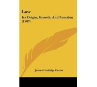 James Coolidge Carter Law (Tascabile)