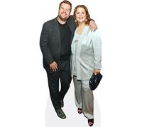 James Corden And Ruth Jones (Duo 2) Mini ritaglio di celebrità