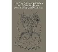 James Cross The Prose Solomon and Saturn and Adrian and Ritheus (Tascabile)