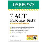 James D. Giovan 7 ACT Practice Tests, Seventh Edition + Online Pract (Tascabile)