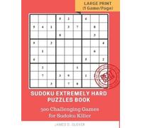 James D Glover Sudoku Extremely Hard Puzzles Book (Tascabile) Sudoku Killer