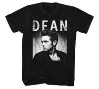 James Dean - Bianco e Nero Muro - American Classici - Solido Adulto Corto Sl