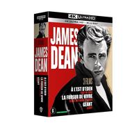 James dean - coffret 3 films : géant + la fureur de vivre + à l (4K UHD Blu-ray)