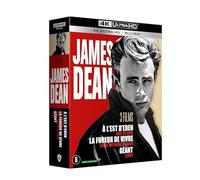 James dean - coffret 3 films : géant + la fureur de vivre + à l (4K UHD Blu-ray)