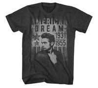 James Dean Dream 2 T-Shirt Manica Corta Heather Nero Adulto