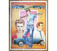 JAMES DEAN - POSTER - CANGIANTE - 80X60 - RARO