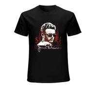 James Dean York T-Shirt 100% Cotton Tee Men's Black S
