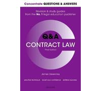 James Devenney Concentrate Questions and Answers Contract Law (Tascabile)