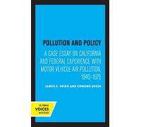 James E. Krier Edmund Ursin Pollution and Policy (Copertina rigida)
