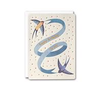 James Ellis Press Fox Urban 2-Biglietto di compleanno con rondini