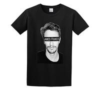 James Franco Cartoon Comfortable Large Size Prom Inside T-Shirt Black XL