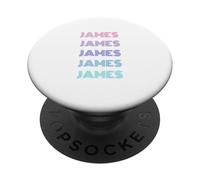 James Funny Retro Nome Grafico Stile Classico PopSockets PopGrip Adesivo