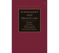 James Goudkamp Punishment and Private Law (Tascabile)