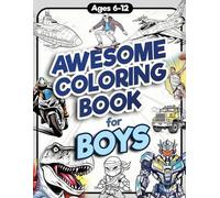 James H Jordan Jennifer L Trace Awesome Coloring Book for Boys (Tascabile)