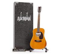 James Hetfield (Metallica) - Replica per chitarra in miniatura, regalo musicale, scala 1/4 ornamentale fatta a mano