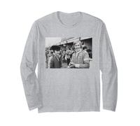 James Hunt Jackie Stewart a Brands Hatch Motor Racing 1976 Maglia a Manica