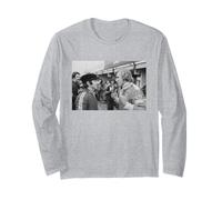 James Hunt & Jackie Stewart Brands Hatch 1976 Corse automobilistiche Maglia a Manica