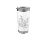 James K Polk Batteria Bicchiere termico in acciaio inox doppia parete