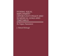 James Kellough Federal Equal Employment Opportunity Policy an (Copertina rigida)