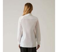 James Lakeland Camicia in cotone con collo in perle a manica lunga